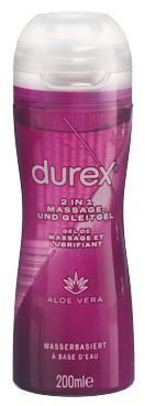 Durex Play 2in1 Massage Und Gleitgel Mit Aloe Vera Tube 200ml